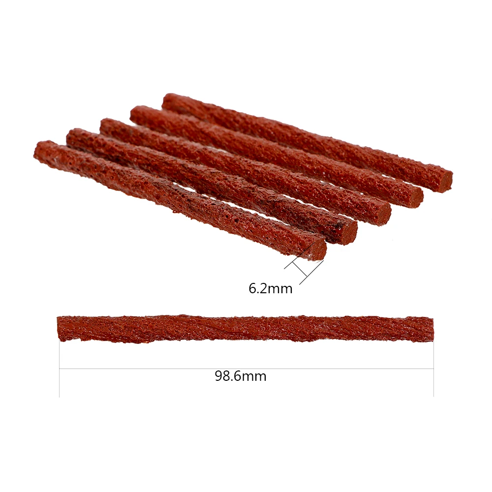 1 Set Car Tire Repair Rubber Strip Block Air Leaking Rubber Cement For Car Truck Motorbike Tubeless Tire Auto Accessories