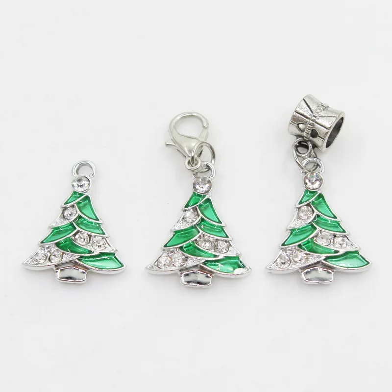 New Arrival 10pcs/lot Christmas Trees Crystal Dangle Charms Lobster Clasp DIY Bracelet Necklace Pendants Jewelry Hanging Charm
New Arrival 10pcs/lot Christmas Trees Crystal Dangle Charms Lobster Clasp DIY Bracelet Necklace Pendants Jewelry Hanging Charm