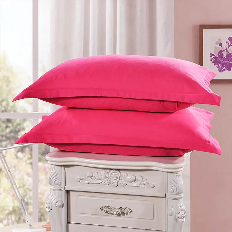 2 Pcs/Pair Pillowcases 48 x 74 Cm Cotton Standard Queen Size Solid Colors Pillow Covers
2 Pcs/Pair Pillowcases 48 x 74 Cm Cotton Standard Queen Size Solid Colors Pillow Covers