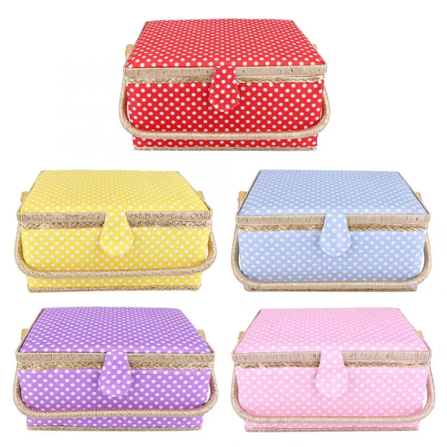 5 Colors Large Sewing Basket Household Fabric Craft Thread Needle Storage Box Organizer Multi-function House Tools
5 Colors Large Sewing Basket Household Fabric Craft Thread Needle Storage Box Organizer Multi-function House Tools