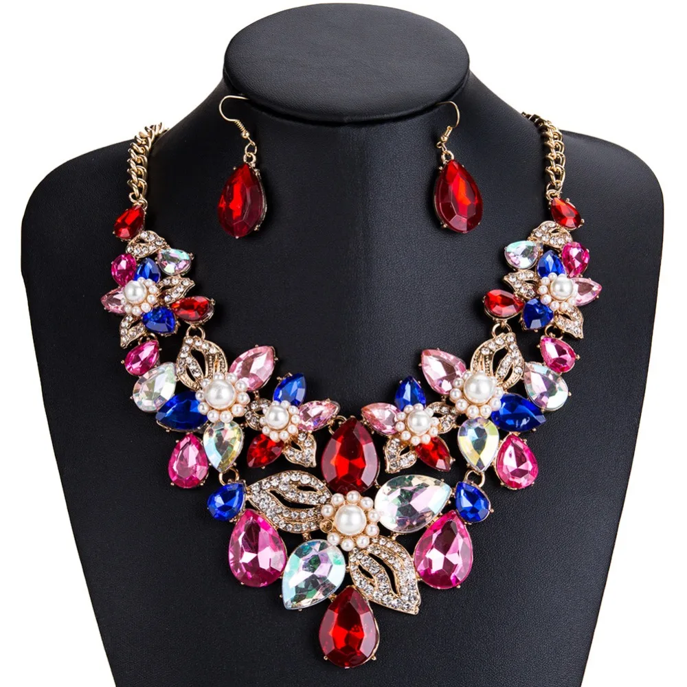 Fashion Jewelry Big Water Drop Crystal Rhinestone Jewelry Set Purple Necklaces For Mum Gift Statement Jewelry in Anniversary
Fashion Jewelry Big Water Drop Crystal Rhinestone Jewelry Set Purple Necklaces For Mum Gift Statement Jewelry in Anniversary