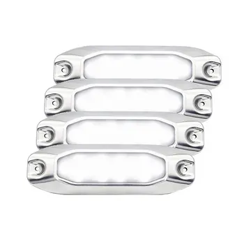 4pcs 7" Super Slim White LED Marine Dock Fishing Transom Underwater Lights for Boat Yacht 316G SS
4pcs 7" Super Slim White LED Marine Dock Fishing Transom Underwater Lights for Boat Yacht 316G SS