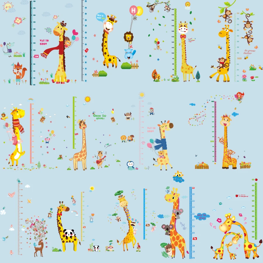 Large Cartoon Giraffe Wall Stickers Home Decor Living Room Kids Bedroom Nursery Decoration Height Measurement Chart Sticker
Large Cartoon Giraffe Wall Stickers Home Decor Living Room Kids Bedroom Nursery Decoration Height Measurement Chart Sticker