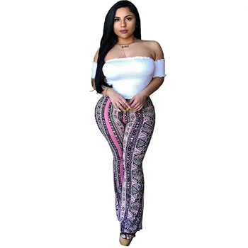 Spring Summer Casual Women Pants Vintage Print Flare Long Pants Trousers Plus Size
Spring Summer Casual Women Pants Vintage Print Flare Long Pants Trousers Plus Size
