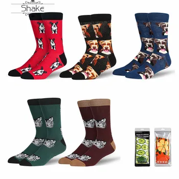Shake 1pair Cotton Men Cartoon dog Crew Socks Pattern Party Novelty Funny Socks Breathable Comfortable socks men High Quality
Shake 1pair Cotton Men Cartoon dog Crew Socks Pattern Party Novelty Funny Socks Breathable Comfortable socks men High Quality