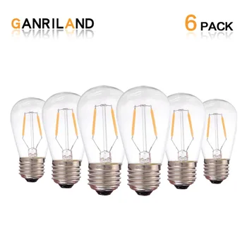 Ganriland Edison ST45 Led Bulb Dimmable E27 E26 Led Filament Pearl Light 1W 2200K String Decorative Pendant Lamp Bomillo Ampoule 
Ganriland Edison ST45 Led Bulb Dimmable E27 E26 Led Filament Pearl Light 1W 2200K String Decorative Pendant Lamp Bomillo Ampoule