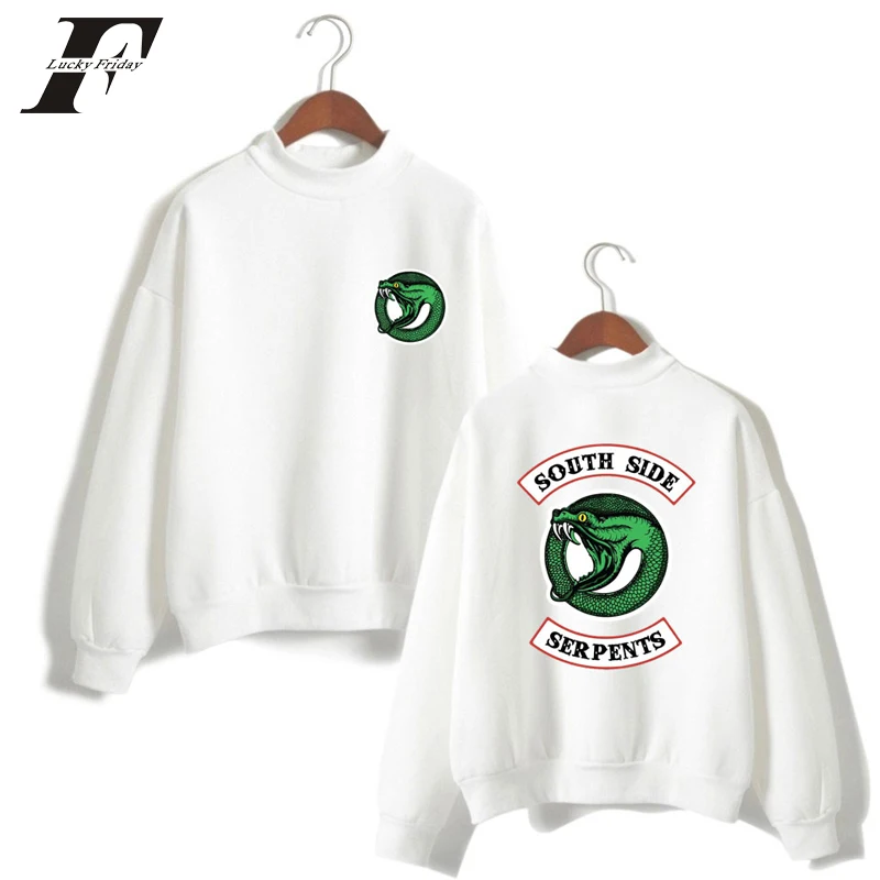 luckyfridayf Riverdale Turtleneck cotton oversized Hoodie Sweatshirt men women riverdale south side serpents hit hop tracksuit
luckyfridayf Riverdale Turtleneck cotton oversized Hoodie Sweatshirt men women riverdale south side serpents hit hop tracksuit