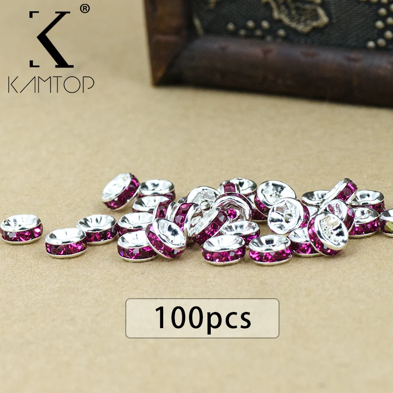 new 100pcs Silver Gold Crystal Rhinestone Rondelle Spacer Beads DIY 6mm wholesale lots bulk
new 100pcs Silver Gold Crystal Rhinestone Rondelle Spacer Beads DIY 6mm wholesale lots bulk