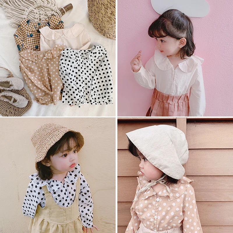 Baby Girls Spring Big Lotus Leaf Collar Shirt 2019 New Children Sweet Long Sleeve Dot Tops Kids Clothing
Baby Girls Spring Big Lotus Leaf Collar Shirt 2019 New Children Sweet Long Sleeve Dot Tops Kids Clothing