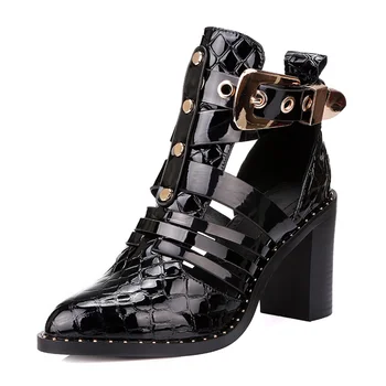 2019 summer women's sandals leather cowhide fabric fashion buckle design 8.5CM high heel women's boots sandals
2019 summer women's sandals leather cowhide fabric fashion buckle design 8.5CM high heel women's boots sandals