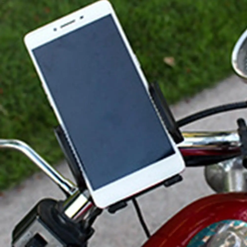 360 Degrees Motorcycle Charging Phone Holder With USB Charger Bicycle Motorcycle Bike Phone Mount Holder Accessories
360 Degrees Motorcycle Charging Phone Holder With USB Charger Bicycle Motorcycle Bike Phone Mount Holder Accessories
