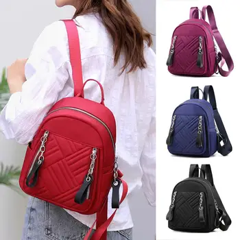 Fashion ladies bag solid color backpack large capacity student bag waterproof backpack school bag travel backpack Dropship T626
Fashion ladies bag solid color backpack large capacity student bag waterproof backpack school bag travel backpack Dropship T626