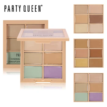 Party Queen Oil-free 6 Colors Creamy Correcting Concealer Contour Palette Contouring Makeup Coverage Concealing Smooth 3D Face
Party Queen Oil-free 6 Colors Creamy Correcting Concealer Contour Palette Contouring Makeup Coverage Concealing Smooth 3D Face
