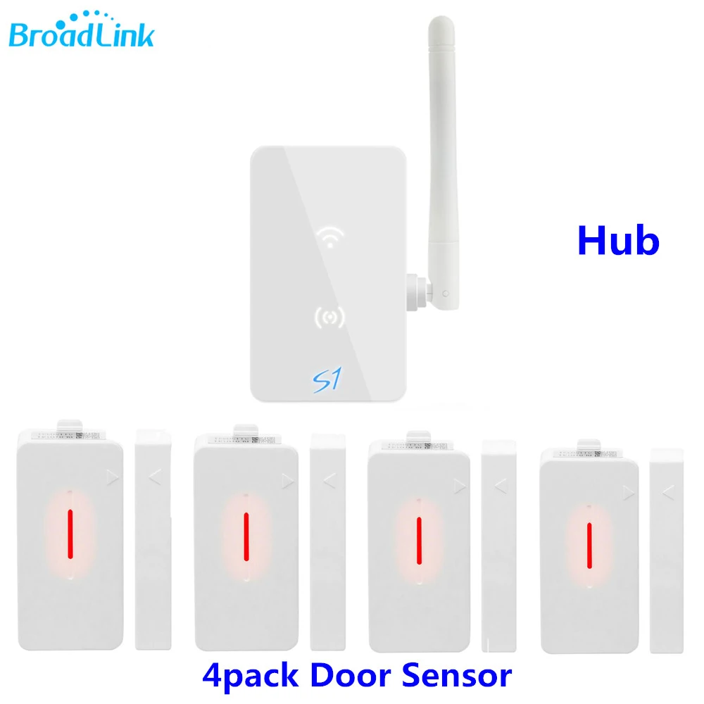 BroadLink S1 HUB Smart Home Security Alarm System Wifi 433HMz Wireless Intelligent Monitor Door Sensor For Home Automation
BroadLink S1 HUB Smart Home Security Alarm System Wifi 433HMz Wireless Intelligent Monitor Door Sensor For Home Automation