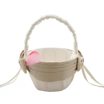 1pcs Candy Basket Flower Basket for Wedding Plain Pearl Handle Ivory Flower Basket Wedding Home Decoration
1pcs Candy Basket Flower Basket for Wedding Plain Pearl Handle Ivory Flower Basket Wedding Home Decoration