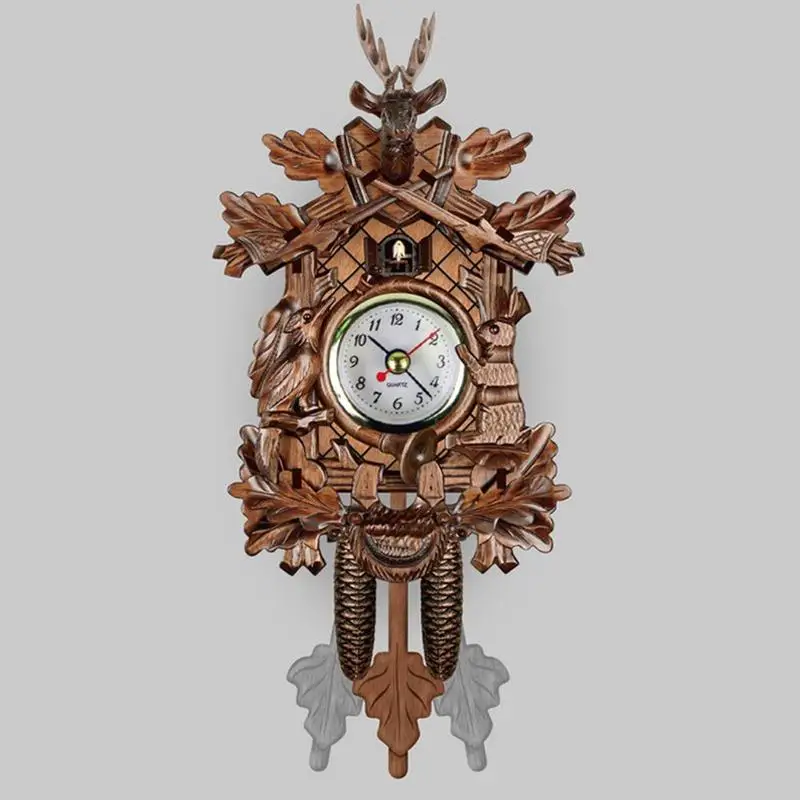 Creative Home Decorative Bird Wall Clock Hanging Wood Cuckoo Clock Living Room Pendulum Clock Home Decoration Accessories
Creative Home Decorative Bird Wall Clock Hanging Wood Cuckoo Clock Living Room Pendulum Clock Home Decoration Accessories