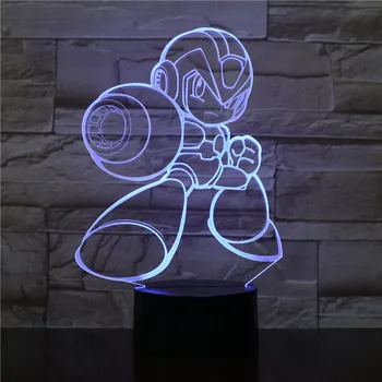 Rockman Figure USB 3D LED Night Light Multicolor RGB decorative light Boys Child Kids Baby Gifts Game Megaman Table Lamp Bedside
Rockman Figure USB 3D LED Night Light Multicolor RGB decorative light Boys Child Kids Baby Gifts Game Megaman Table Lamp Bedside