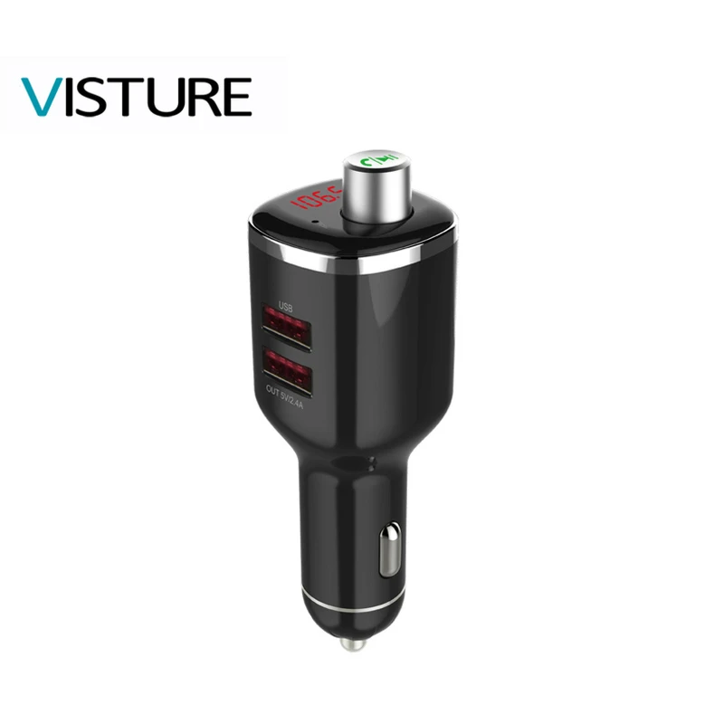 Bluetooth Car Transmitter Car BT 4.2 Handsfree Bluetooth Car Kit USB Charger Support U-disk FM Visture BC23
Bluetooth Car Transmitter Car BT 4.2 Handsfree Bluetooth Car Kit USB Charger Support U-disk FM Visture BC23