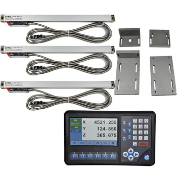 DRO 3 Axis LCD Digital Display/Readout and 50-1000mm 3pcs Optical Linear Glass Scale/Linear Encoder
DRO 3 Axis LCD Digital Display/Readout and 50-1000mm 3pcs Optical Linear Glass Scale/Linear Encoder