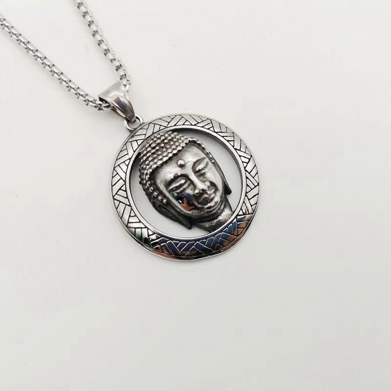 2019 new Vintage silver color stainless steel Buddha head pendant necklace Religious Buddhism necklace men women jewelry
2019 new Vintage silver color stainless steel Buddha head pendant necklace Religious Buddhism necklace men women jewelry