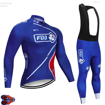 2019 Pro Long Sleeve FDJ Blue Cycling Jersey Sets Breathable 9D Pad Sportswear Mountain Bicycle Bike Suit Cycling Clothing Set
2019 Pro Long Sleeve FDJ Blue Cycling Jersey Sets Breathable 9D Pad Sportswear Mountain Bicycle Bike Suit Cycling Clothing Set
