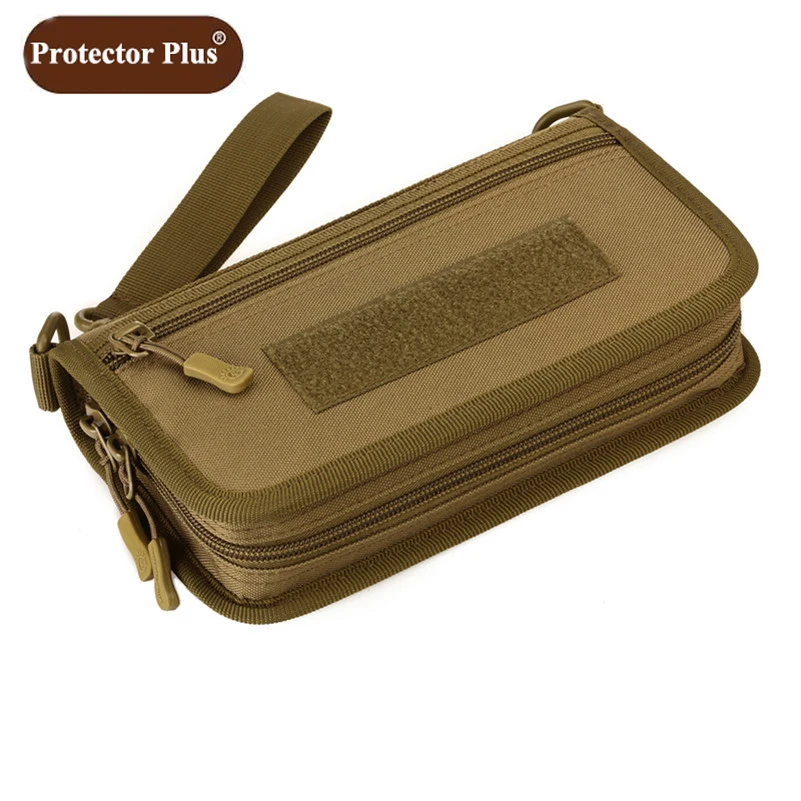 

Protector Plus Organizer Wallet 6" Mobile Phone Bag Passport Camouflage Travel Bag Horizontal Hand Bag Wallets Men Handbag Purse