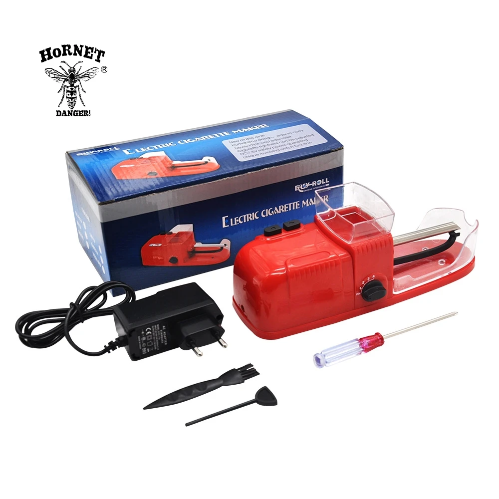 HORNET Electric Easy Automatic Cigarette Rolling Machine Tobacco Cigarette Injector Maker Roller DIY Smoking Cigarette Holder
HORNET Electric Easy Automatic Cigarette Rolling Machine Tobacco Cigarette Injector Maker Roller DIY Smoking Cigarette Holder
