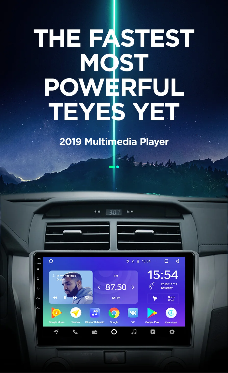 Flash Deal TEYES SPRO android 8.1 car NO dvd gps multimedia player For Toyota Camry 50 2012 car dvd navigation radio video audio player car 2