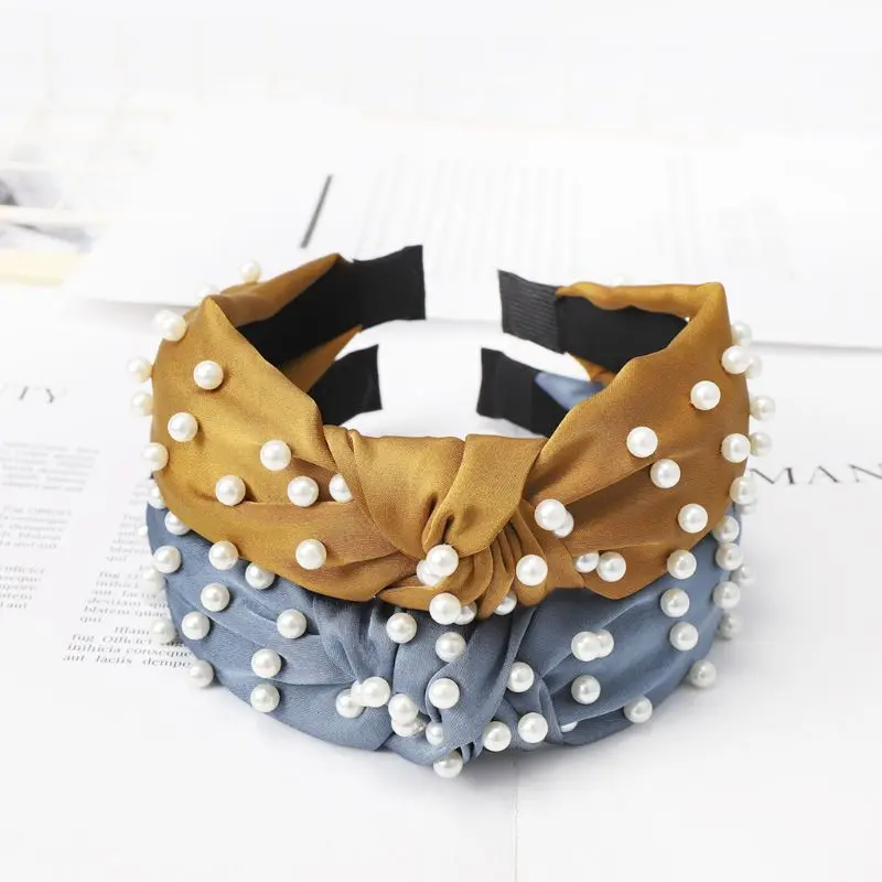 JAVRICK Fashion Simple Pearl Knotted Headband Women Girls Charm Headwear Beauty Hair Accessories Jewelry New Gifts
JAVRICK Fashion Simple Pearl Knotted Headband Women Girls Charm Headwear Beauty Hair Accessories Jewelry New Gifts