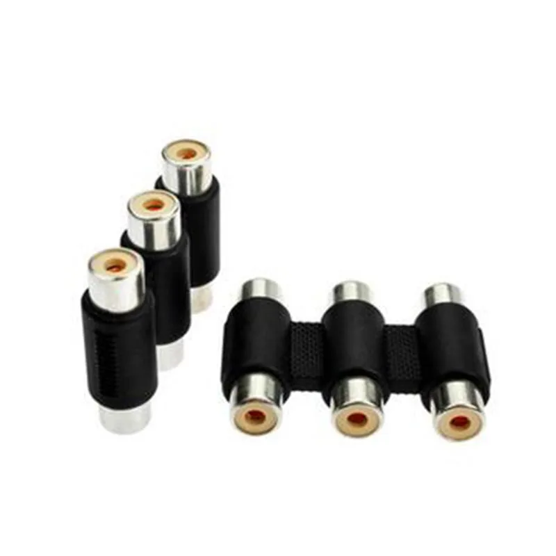 10pcs 3AV adapter video audio Connector 3female to 3female RCA straight 3AV female connector
10pcs 3AV adapter video audio Connector 3female to 3female RCA straight 3AV female connector