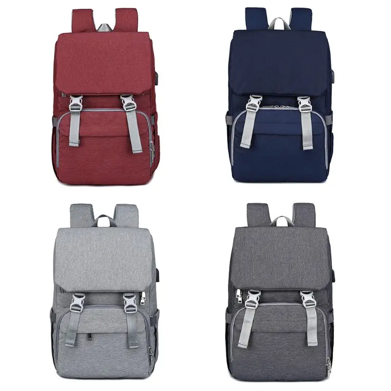 Waterproof Travel Oxford Fabric Backpack Stylish Maternity Nappy Bag for Mom and Dad with USB Charging
Waterproof Travel Oxford Fabric Backpack Stylish Maternity Nappy Bag for Mom and Dad with USB Charging
