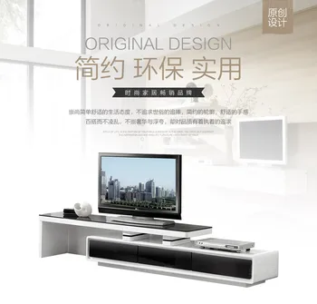 TV stand living room home furniture TV table modern style fashionable TV cabinet paint white/black TV unit assembly meuble tv