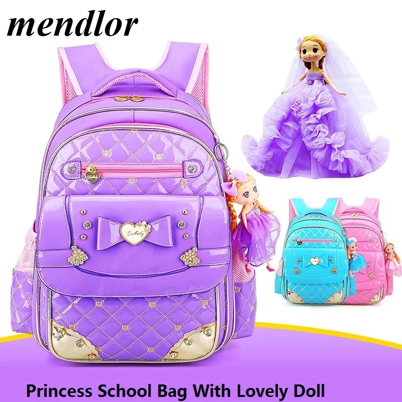 Bow Princess School Bags For Girls With Doll Waterproof Children School Backpack Kids Primary Students Book bags Mochila Escolar
Bow Princess School Bags For Girls With Doll Waterproof Children School Backpack Kids Primary Students Book bags Mochila Escolar