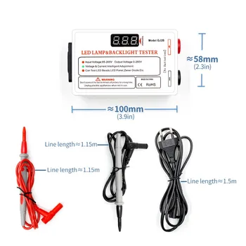 0-260V Smart-Fit Voltage Test LED Backlight Tester Tool Lamp Beads For LED LCD TV Laptop
0-260V Smart-Fit Voltage Test LED Backlight Tester Tool Lamp Beads For LED LCD TV Laptop
