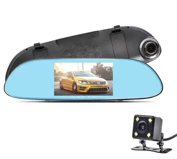 5" Touch Screen Car DVR HD LCD Dual Lens Dash Cam 1080P Car Rearview Mirror Video Recorder Camera DVR 170 Degree Night Vision
5" Touch Screen Car DVR HD LCD Dual Lens Dash Cam 1080P Car Rearview Mirror Video Recorder Camera DVR 170 Degree Night Vision
