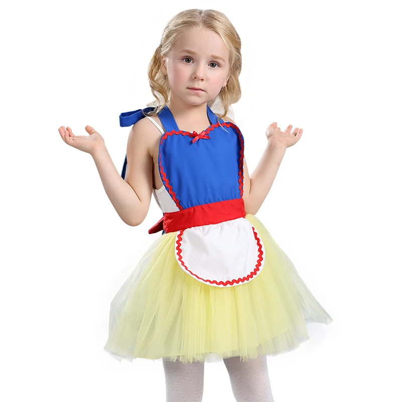 Comfortable Child Cute Snow White Princess Tutu Apron Costume Great For Bakery Or Themed Party Play Dress-Up Easy To Take Off
Comfortable Child Cute Snow White Princess Tutu Apron Costume Great For Bakery Or Themed Party Play Dress-Up Easy To Take Off