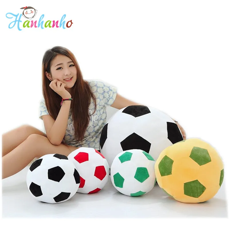 Image Soft Soccer Ball Plush Pillow Toys World Cup Football Sport Fan Home Decoration Gift For Children