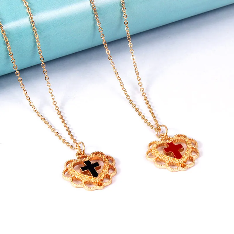 Necklace restoring ancient ways is hand made Hollow out hearts love drip cross necklace sent free of charge 669FF
Necklace restoring ancient ways is hand made Hollow out hearts love drip cross necklace sent free of charge 669FF