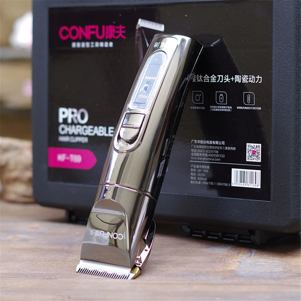 Professional T69 Electric Hair Clipper Titanium Blade Lithium Battery Men's Beard Trimmer Hair Cutting Machine Salon Family Use
Professional T69 Electric Hair Clipper Titanium Blade Lithium Battery Men's Beard Trimmer Hair Cutting Machine Salon Family Use