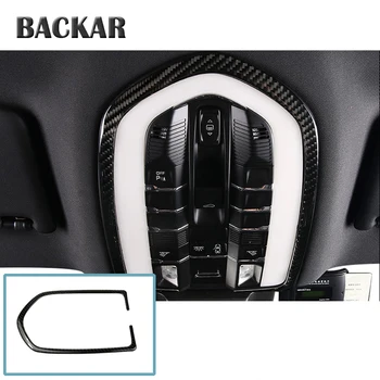 BACKAR Auto Car Interior Roof Light Frame Carbon Fiber Reading Lamp Cover Trim Decoration For Porsche Macan 2015 2016 2017 2018
BACKAR Auto Car Interior Roof Light Frame Carbon Fiber Reading Lamp Cover Trim Decoration For Porsche Macan 2015 2016 2017 2018