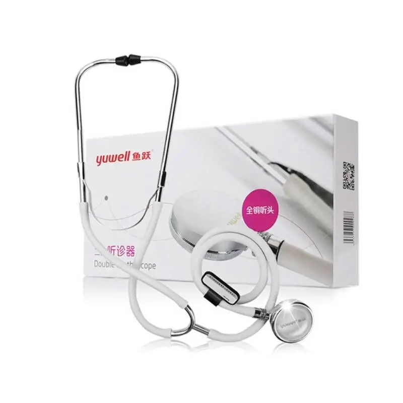 Medical Double Head Stainless Steel Stethoscope Doctor Professional use Listen Fetal Heart Health Care Blood Pressure Device
Medical Double Head Stainless Steel Stethoscope Doctor Professional use Listen Fetal Heart Health Care Blood Pressure Device