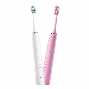 Waterproof D6 Ultrasonic Electric Toothbrush USB Charge Rechargeable Tooth Brushes With 2 Pcs Replacement Heads Timer Brush
Waterproof D6 Ultrasonic Electric Toothbrush USB Charge Rechargeable Tooth Brushes With 2 Pcs Replacement Heads Timer Brush