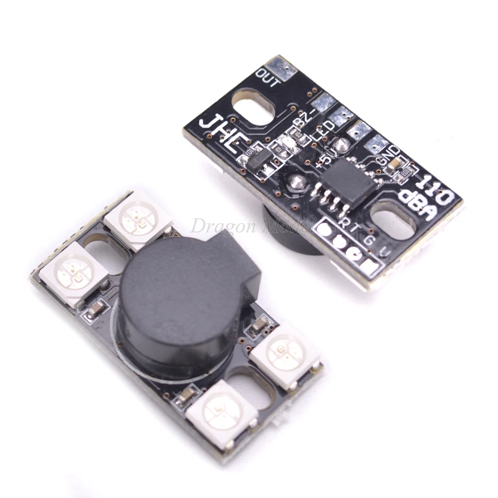 110 db BB Buzzer Ultra Big Sound 14MM High BB Ring w/4 WS2812 Programmable LED Light Lamp Bead For F3 F4 F7 FC FPV RC Drone Acc
110 db BB Buzzer Ultra Big Sound 14MM High BB Ring w/4 WS2812 Programmable LED Light Lamp Bead For F3 F4 F7 FC FPV RC Drone Acc