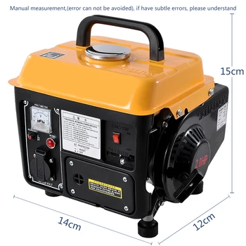 Low Noise Gasoline Generator Portable Household Miniature 2-stroke Single Phase Gasoline Generator 110V/220V 700W 63CC
Low Noise Gasoline Generator Portable Household Miniature 2-stroke Single Phase Gasoline Generator 110V/220V 700W 63CC