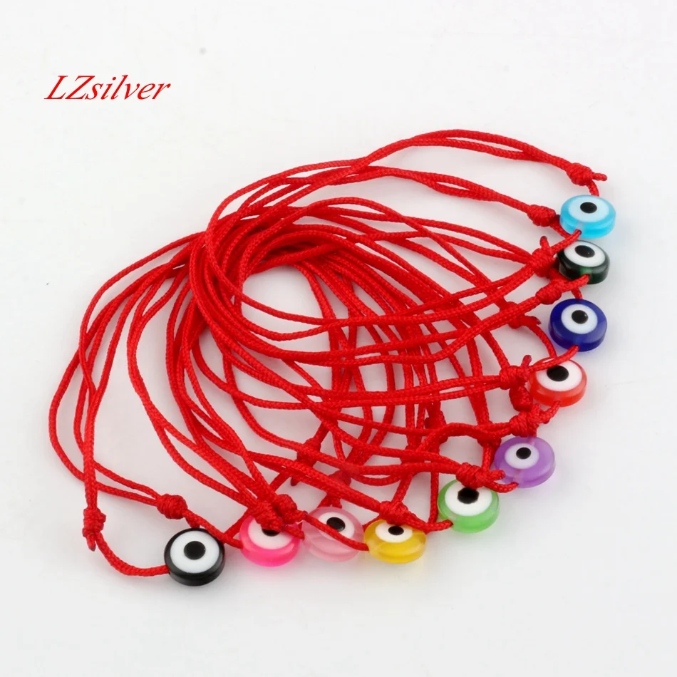 Hot ! 100pcs Kabbalah Red String Bracelet mix color Resin Evil Eye Bead Red Protection Health Luck Happiness Bracelets
Hot ! 100pcs Kabbalah Red String Bracelet mix color Resin Evil Eye Bead Red Protection Health Luck Happiness Bracelets
