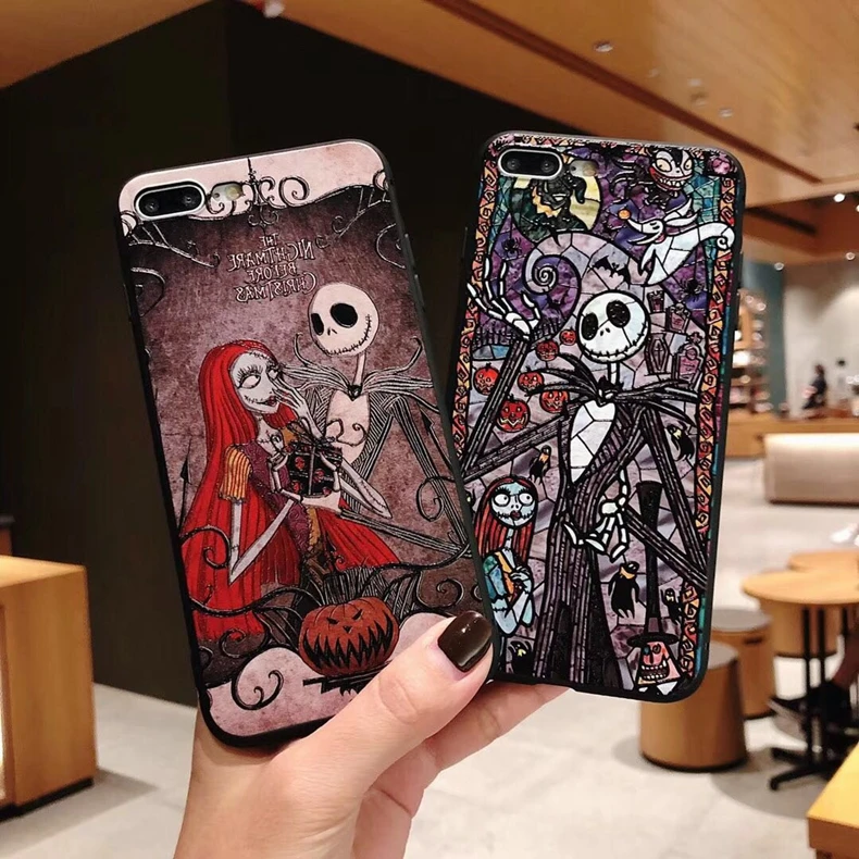 Cool Nightmare Before Christmas Pc Cases for iPhone XS Max XR XS X 8 7 Plus Jack Skellington Sally Holloween fundas Coque
Cool Nightmare Before Christmas Pc Cases for iPhone XS Max XR XS X 8 7 Plus Jack Skellington Sally Holloween fundas Coque