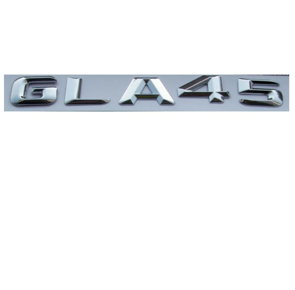 Chrome Shiny Silver ABS Car Trunk Rear Number Letters Words Badge Emblem Decal Sticker for Mercedes-Benz GLA45
Chrome Shiny Silver ABS Car Trunk Rear Number Letters Words Badge Emblem Decal Sticker for Mercedes-Benz GLA45