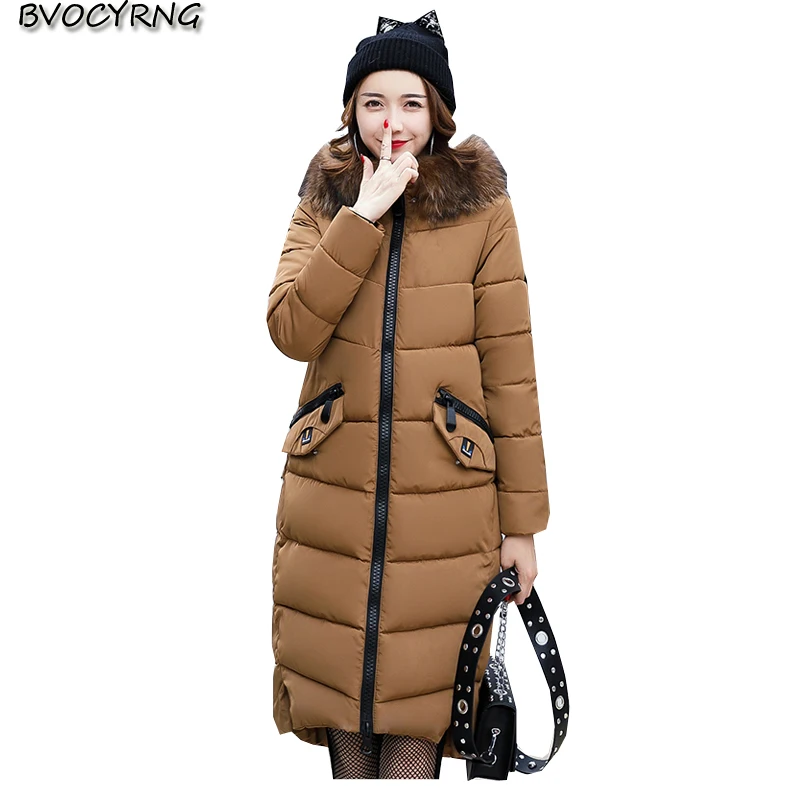 2017Winter Women Jacket Coat Fashion Hooded Collars High-end Eiderdown Cotton Parka Thickening Big Yards Long Warm Coat Q555
2017Winter Women Jacket Coat Fashion Hooded Collars High-end Eiderdown Cotton Parka Thickening Big Yards Long Warm Coat Q555