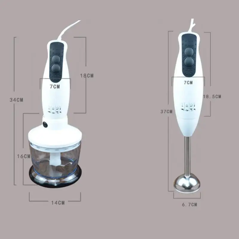 Handheld Electric Immersion Blender for Kitchen Food Processor Stick with 2 Stirring Blades 11 Handheld Electric Immersion Blender for Kitchen Food Processor Stick with 2 Stirring Blades 16