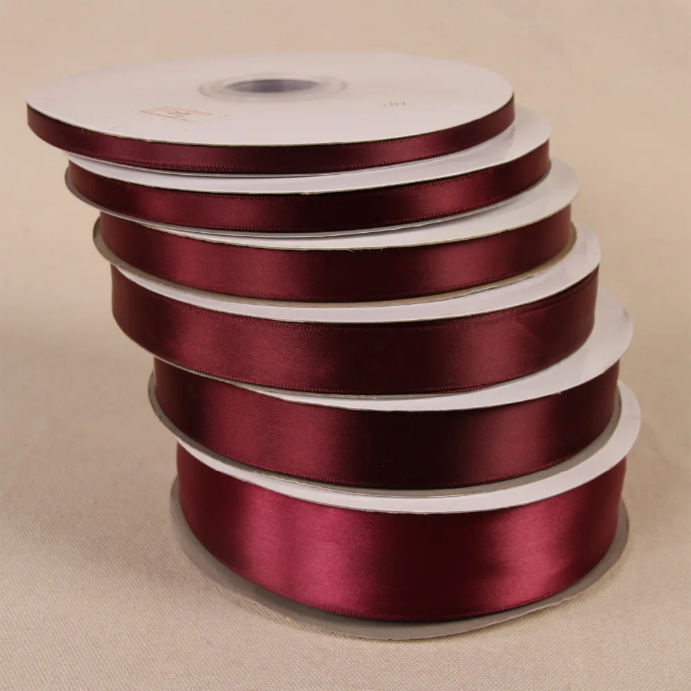 Burgundy 100yards/91meters/Roll Polyester Ribbon Wedding Christmas Decoration Cake Gift Box Wrap Ribbons Hand DIY Accessories
Burgundy 100yards/91meters/Roll Polyester Ribbon Wedding Christmas Decoration Cake Gift Box Wrap Ribbons Hand DIY Accessories